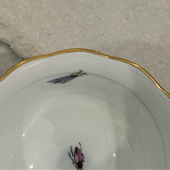 Herend Rothschild Small Footed Trinket Bowl - Picture 13 of 15